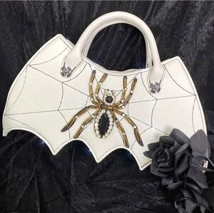 White Bat Crossbody Bag